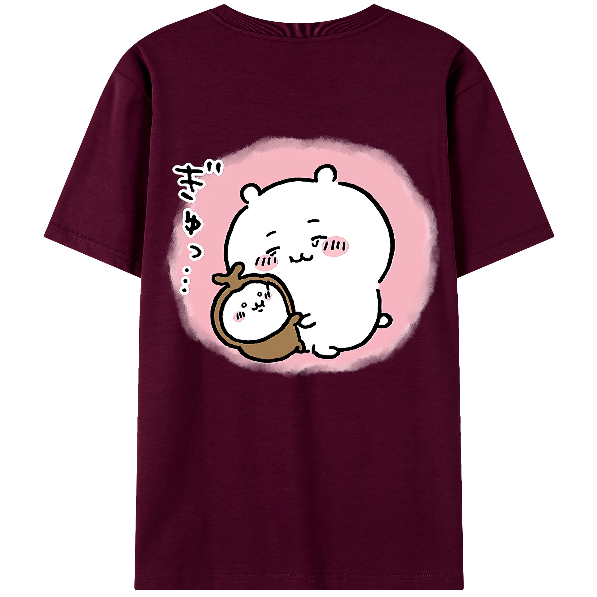 （画像用） ちいかわ ちいかわ Chii-kawa chiikawa レディース半袖Tシャツ(バックプリント)